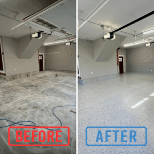 epoxy and polyurea 3-coat floor in new hampshire